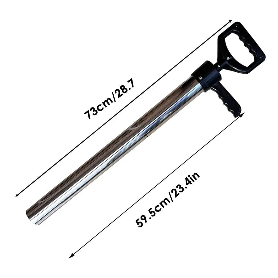 1-Piece 73 cm Metal Bait Pump