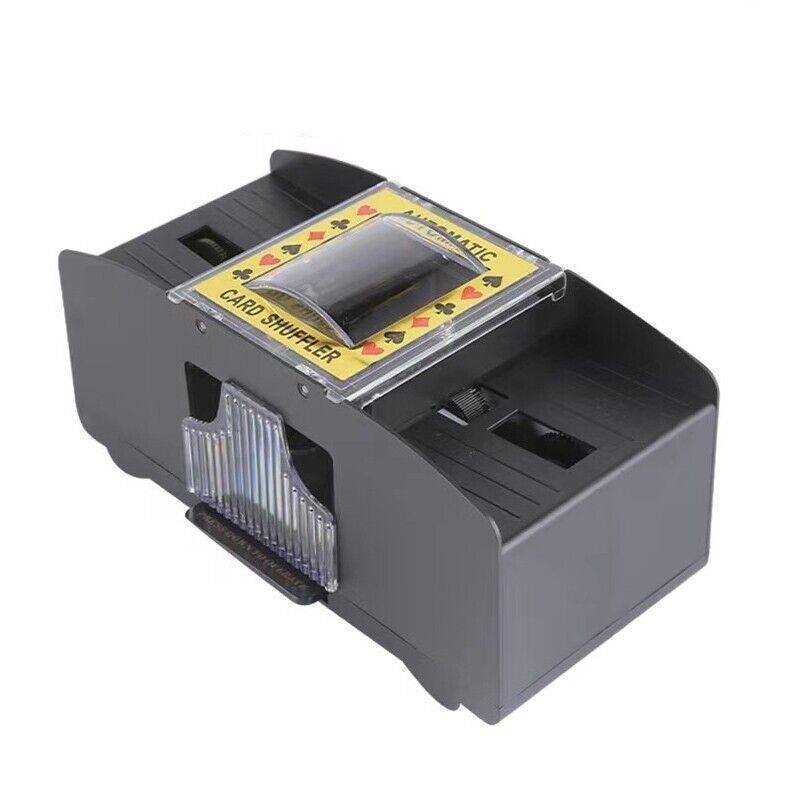 2 Deck Automatic Card Shuffler for Poker Casino Home Game Use