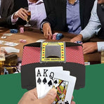 2 Deck Automatic Card Shuffler for Poker Casino Home Game Use