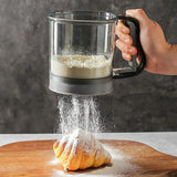 Semi Automatic Handheld Flour Sieve Fine Mesh Food Grade Baking Sifter - Extra Image