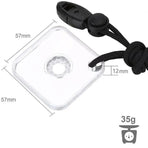 Acrylic Emergency Signal Mirror For Outdoor Survival Rescue And Camping Use