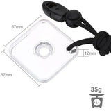 Acrylic Emergency Signal Mirror For Outdoor Survival Rescue And Camping Use - Top-Down View