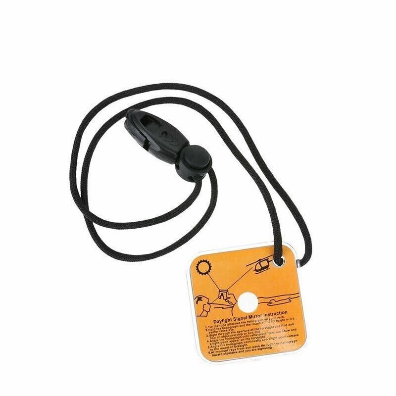 Acrylic Emergency Signal Mirror For Outdoor Survival Rescue And Camping Use
