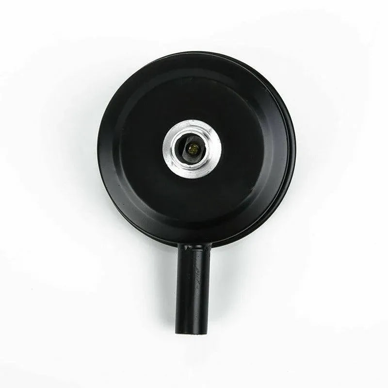 2 Pcs Compressor Male Threaded 20Mm Air Intake Silencer Filter Black Metal Shell