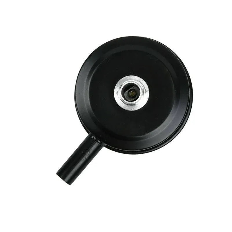 2 Pcs Compressor Male Threaded 20Mm Air Intake Silencer Filter Black Metal Shell