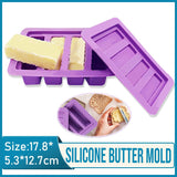 Silicone Butter Mould Nonstick Paste Mould Reusable Baking Tool for Kitchen Use