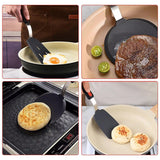 3PCS Silicone Spatula Kitchenware Silicone Cooking Spatula Kitchen Tool Set - Top-Down View