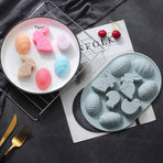 2-Piece Easter Egg and Rabbit Mould Set