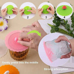 6PCS Silicone Tea Cup Lids Leak Proof Dustproof Universal Drink Covers for Mugs