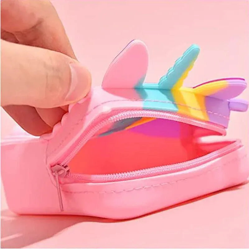 Pop It Shoulder Bag For Girls And Women Unicorn Pop Purse Bags - Pink