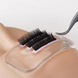 Eyelash Silicone Pad Stand Eyelash Extensions Accessories Lashes Holder Pad Au - Transparent - Low Angle