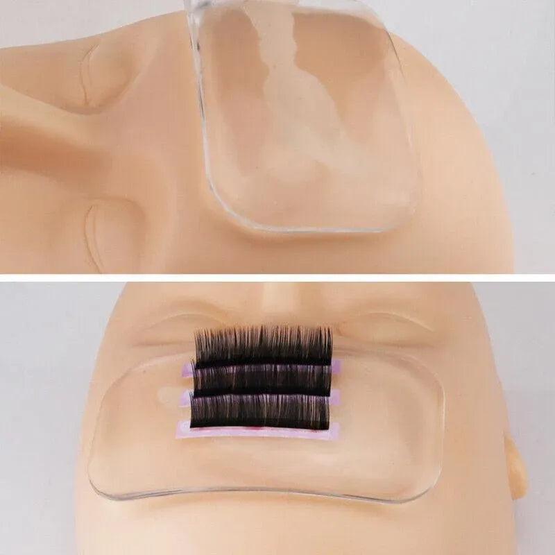 Eyelash Silicone Pad Stand Eyelash Extensions Accessories Lashes Holder Pad Au - Transparent
