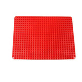 Tray Oven Pan Baking Mat Mould Sheet Liner Non-Stick Silicone Cook Pyramid - Front View
