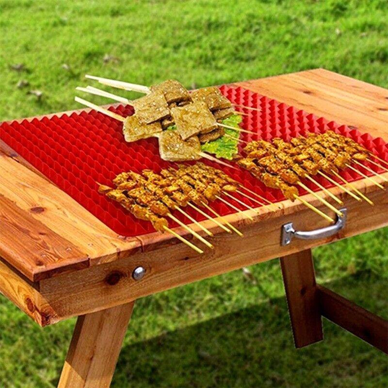 Tray Oven Pan Baking Mat Mould Sheet Liner Non-Stick Silicone Cook Pyramid