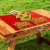 Tray Oven Pan Baking Mat Mould Sheet Liner Non-Stick Silicone Cook Pyramid - Side View