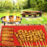 Tray Oven Pan Baking Mat Mould Sheet Liner Non-Stick Silicone Cook Pyramid - Top-Down View