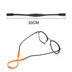 Silicone Reading Glasses Band Cord 21cm for Eyewear Stability - Black