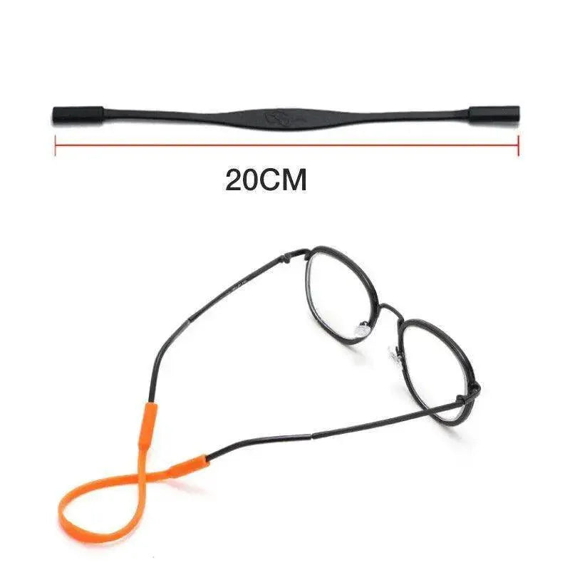 Silicone Reading Glasses Band Cord 21cm for Eyewear Stability - Red