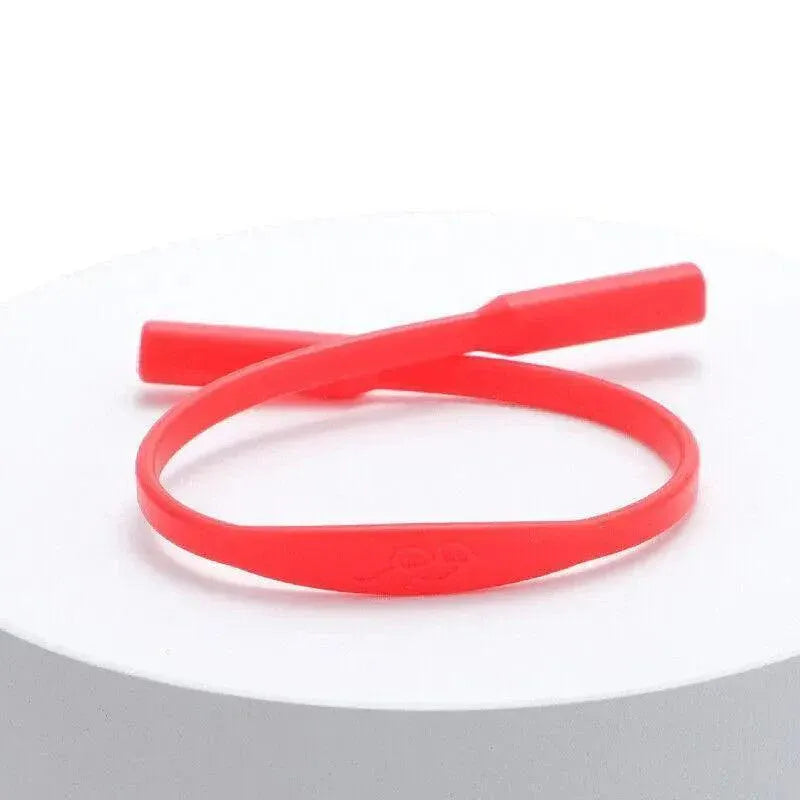 Silicone Reading Glasses Band Cord 21cm for Eyewear Stability - Red