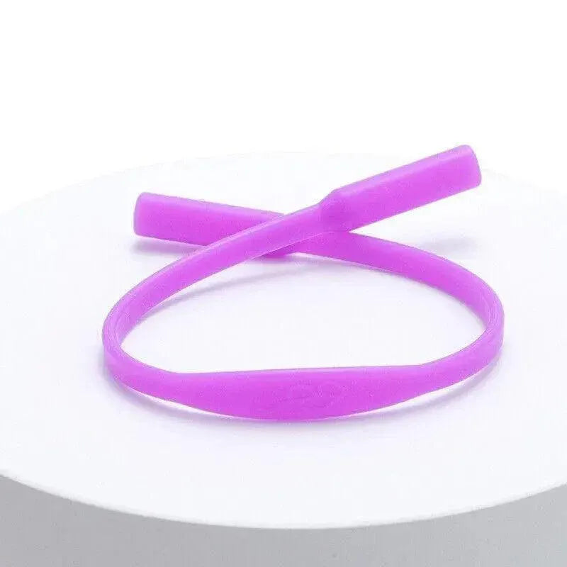 Silicone Reading Glasses Band Cord 21cm for Eyewear Stability - Red