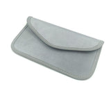 Car Key Case For Faraday Cage Fob Pouch Keyless RFID Blocking Bag - Silver Grey