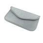 Car Key Case For Faraday Cage Fob Pouch Keyless RFID Blocking Bag - Silver Grey