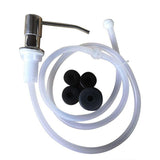 Stainless Steel Sink Soap Dispenser Extension Tube Kit Kitchen Sink Pumps Hand