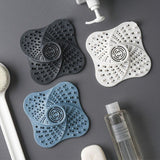 Sink Trap Filter Hair Catcher Shower Bath Cover Basin Stopper Drain Strainer - Black - 45-Degree Angle