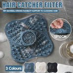 Sink Trap Filter Hair Catcher Shower Bath Cover Basin Stopper Drain Strainer - White