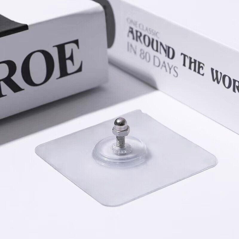10X Punch-Free Adhesive Wall Hanging Hooks - 14mm
