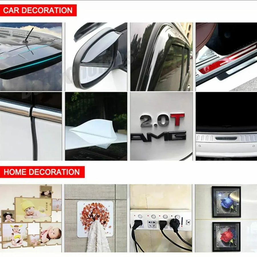 Vehicle 3M Strong Permanent Double Sided Super Sticky Versatile Roll Tape Craft - 20mm