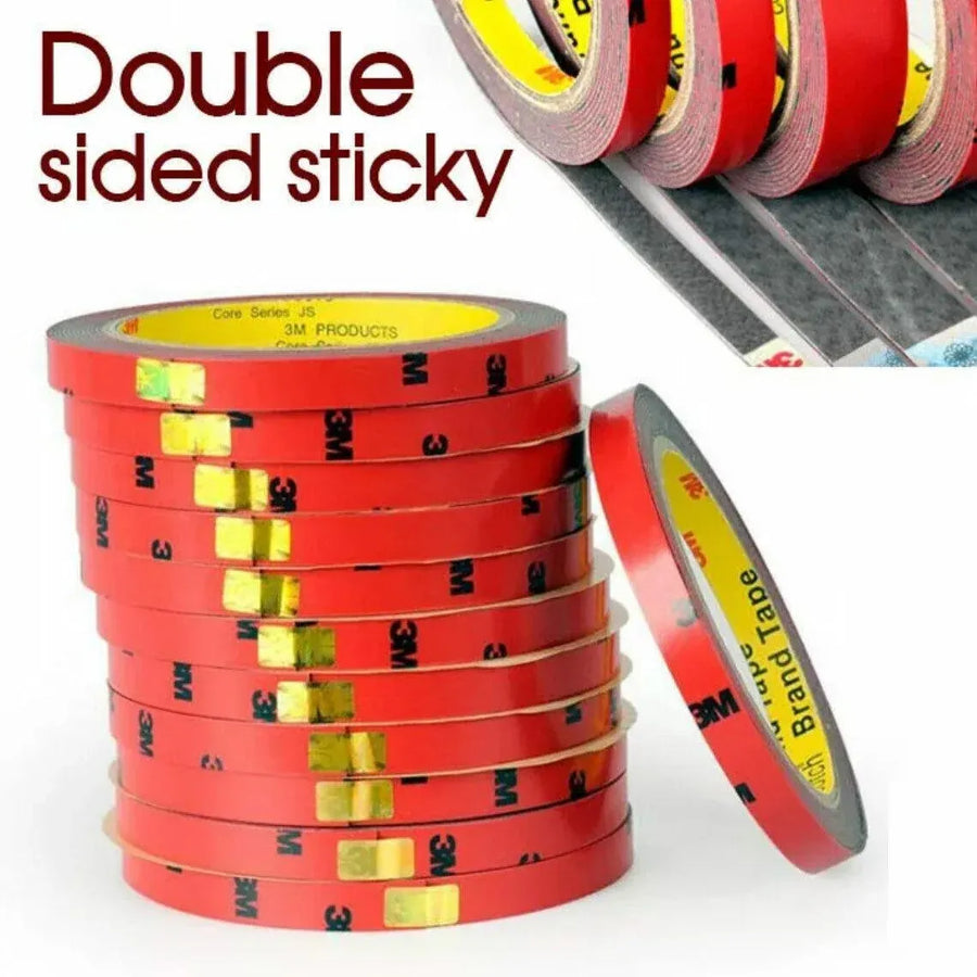 Vehicle 3M Strong Permanent Double Sided Super Sticky Versatile Roll Tape Craft - 20mm
