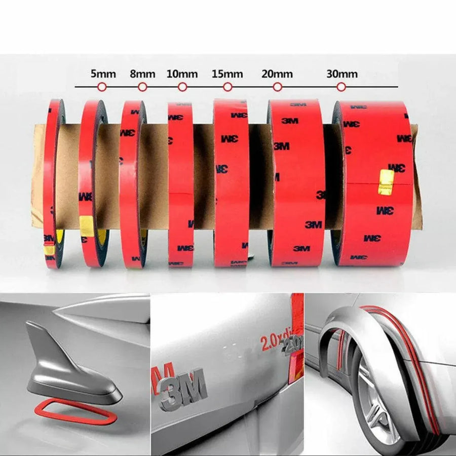 Vehicle 3M Strong Permanent Double Sided Super Sticky Versatile Roll Tape Craft - 20mm
