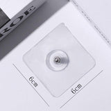 10X Punch-Free Adhesive Wall Hanging Hooks - 6mm