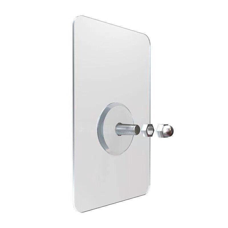 10X Punch-Free Adhesive Wall Hanging Hooks - 6mm