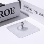 10X Punch-Free Adhesive Wall Hanging Hooks - 8mm