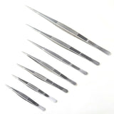Kitchen Tweezers Silver Garden Tweezer For Professional Use Craft Home Long Au - CR 30cm - Side View