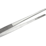 Kitchen Tweezers Silver Garden Tweezer For Professional Use Craft Home Long Au - CR 30cm - Rear View