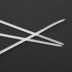 250-1000X Cable Ties Zip Ties Nylon Uv Stabilised Bulk White Clear Cable Tie - 3*150mm 500PCS
