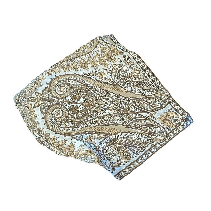 Square Silk Feel Satin Scarf Small Vintage Head Neck Hair Tie Band Women Elegant - 15