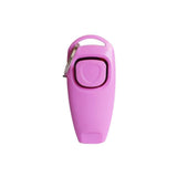 Dog Whistle and Clicker Set for Training Stop Barking Obedience Tool Combo - Sky Blue - Low Angle
