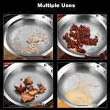 Oil Separator Spoon Mesh Fine Hole Filter Degreasing Residue Cooking Tool - Samll - 45-Degree Angle
