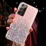 For Samsung Galaxy S20 Fe S21 Ultra S20 Shockproof Bling Glitter Soft Case Purple - For Samsung Note20 - Extra Image