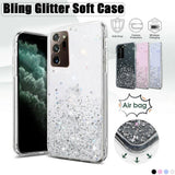 For Samsung Galaxy S20 Fe S21 Ultra S20 Shockproof Bling Glitter Soft Case Purple - For Samsung S21Ultra/S30Ultra