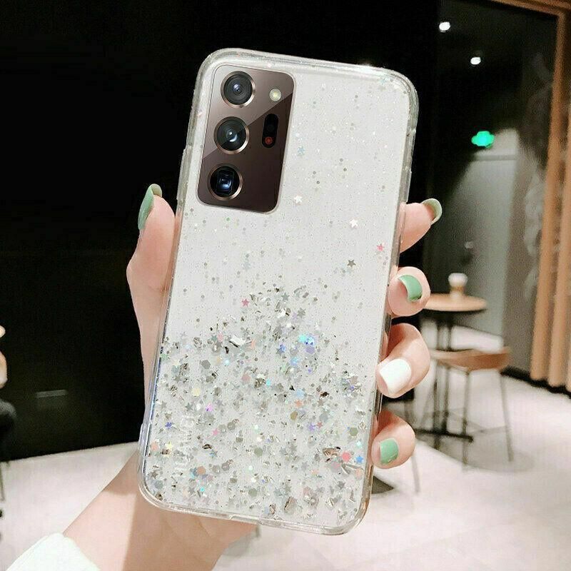 For Samsung Galaxy S20 Fe S21 Ultra S20 Shockproof Bling Glitter Soft Case Purple - For Samsung S8+