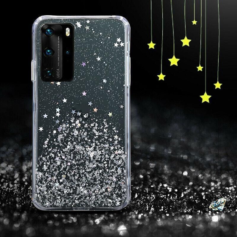 For Samsung Galaxy S20 Fe S21 Ultra S20 Shockproof Bling Glitter Soft Case Purple - For Samsung S8+