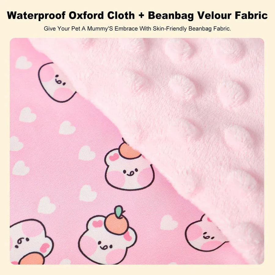 Lightweight Summer Cotton Sleeping Bag Nest Hamsters Small Pets Nest Hammock - Pink
