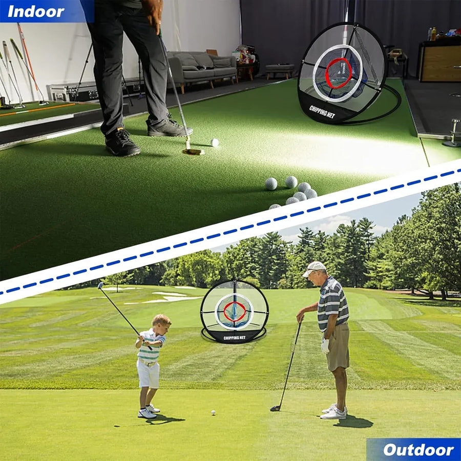 Golf Chipping Net Practice Training Net Portable Target Pop Up Net for Outdoor