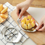1/2PCS Apple Corer Slicer Peeler Stainless Steel Fruit Cutter Divider Home Tool - 1PC - Side View