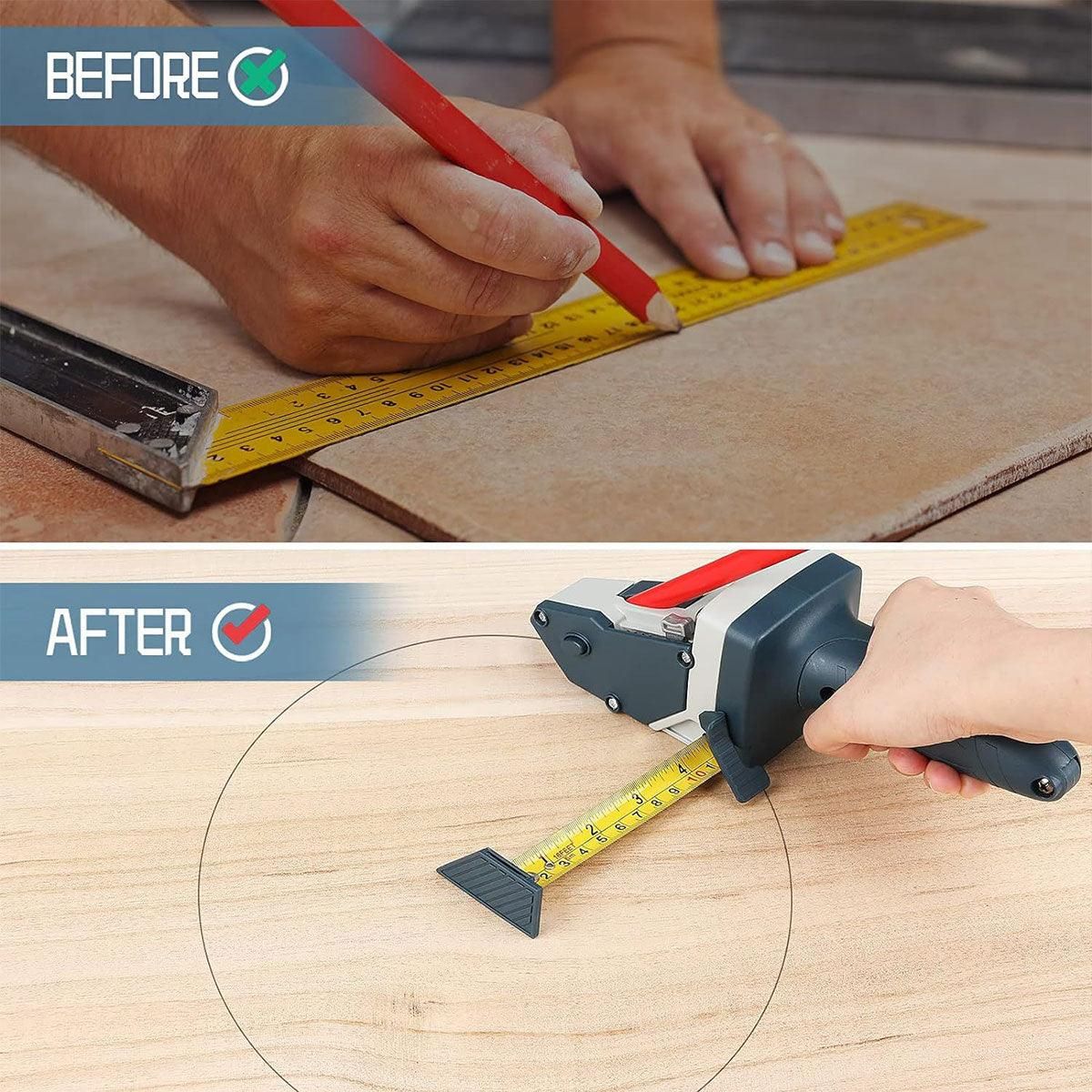 Drywall Gypsum Board Cutter Woodworking Special Knife Compasses for Decoration